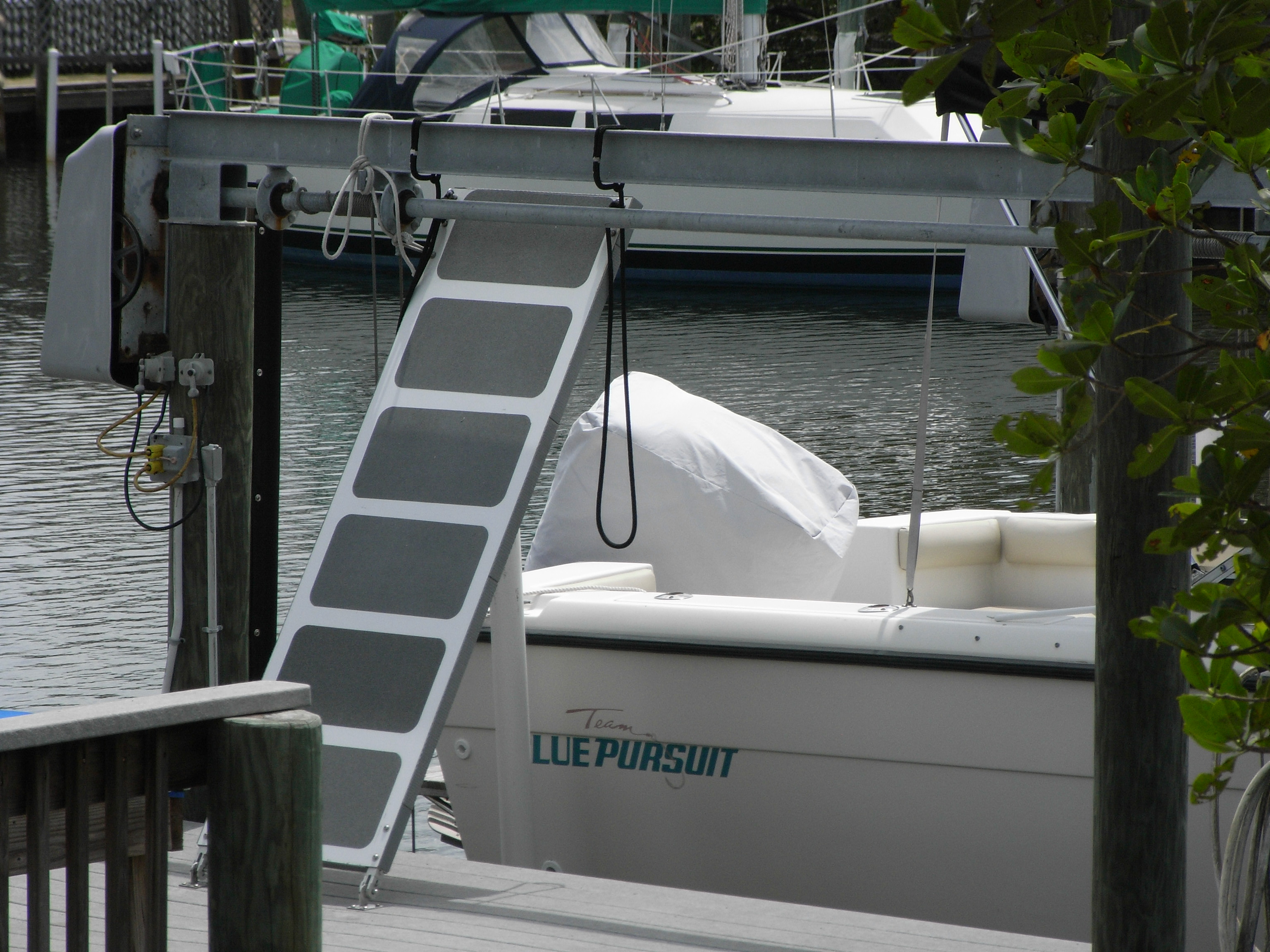 PS-6 ramp used on boat lift