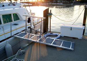 boat boarding ramps,Passerelle,solution,STEADI-PLANK 